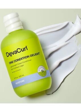 DevaCurl One Condition Delight Lightweight Cream Conditioner 12 fl oz NEW! Green